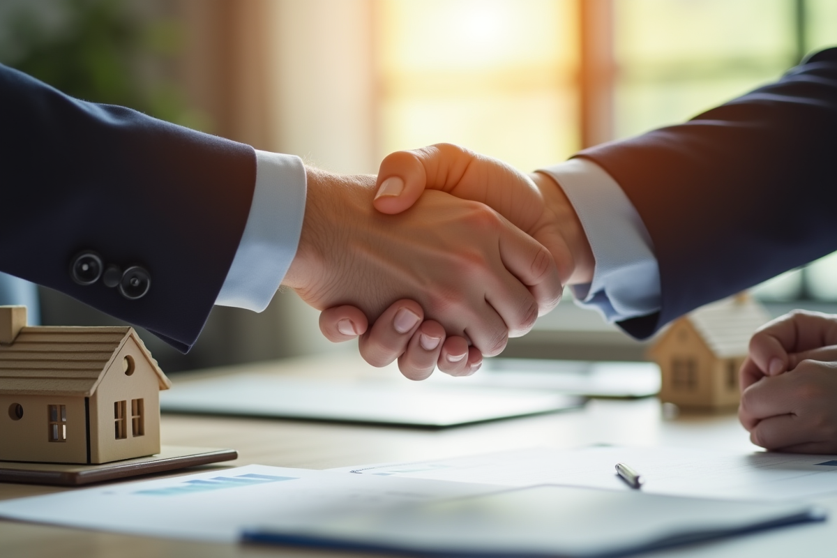 Main qui se retire lors d une négociation immobilière